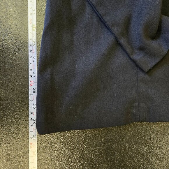 Vintage Black Aztec Fringe Blazer Jacket With Silver Button Art to Wear Festival - Picture 9 of 12